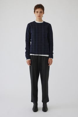 Ｓｈｅｅｒ　ｃｈｅｃｋ　ｋｎｉｔ　ｔｏｐｓ（４６０ＨＡＳ７０－１０１１）