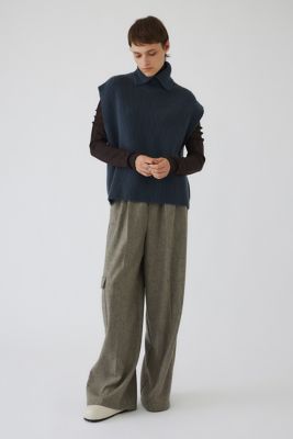 Ｈｉｇｈ　ｃｏｌｌａｒ　ｋｎｉｔ　ｖｅｓｔ（４６０ＨＡＳ７０－１０３１）