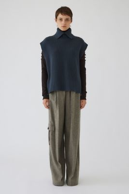 Ｈｉｇｈ　ｃｏｌｌａｒ　ｋｎｉｔ　ｖｅｓｔ（４６０ＨＡＳ７０－１０３１）