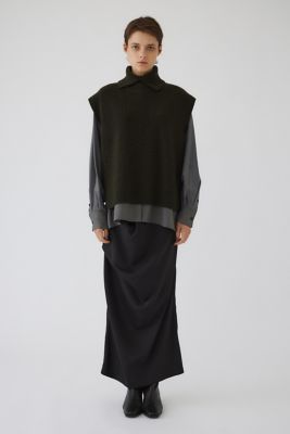 Ｈｉｇｈ　ｃｏｌｌａｒ　ｋｎｉｔ　ｖｅｓｔ（４６０ＨＡＳ７０－１０３１）