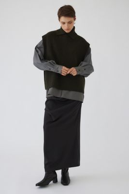 Ｈｉｇｈ　ｃｏｌｌａｒ　ｋｎｉｔ　ｖｅｓｔ（４６０ＨＡＳ７０－１０３１）