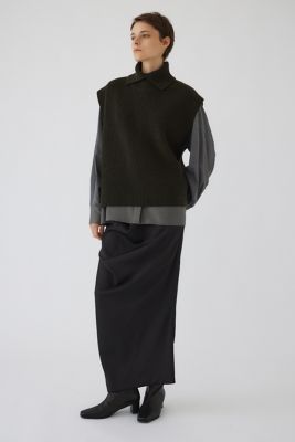 Ｈｉｇｈ　ｃｏｌｌａｒ　ｋｎｉｔ　ｖｅｓｔ（４６０ＨＡＳ７０－１０３１）