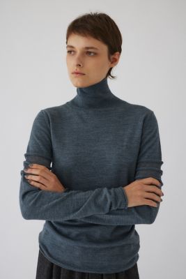 RIM.ARK (Women)/リムアーク Turtleneck tight knit tops(460HAS70-1041) グレー160 トップス【三越伊勢丹/公式】