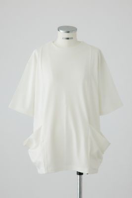 ＜RIM.ARK (Women)＞Ｄｒａｐｅ　ｐｏｃｋｅｔ　ｃｕｔ　ｔｏｐｓ（４６０ＨＡＳ８０－０１３１）