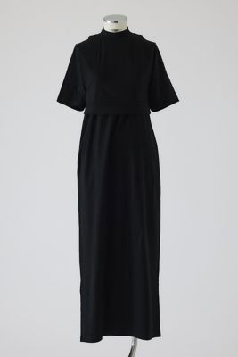 【美品】rim.ark Dress tops リムアーク RIM.ARK Tops set cut dress （BLK） - ファッション