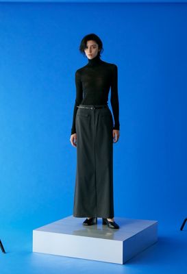 RIM.ARK Back tuck maxi SK 38 ホワイト RIM.ARK Back tuck maxi SK 38 ホワイト
