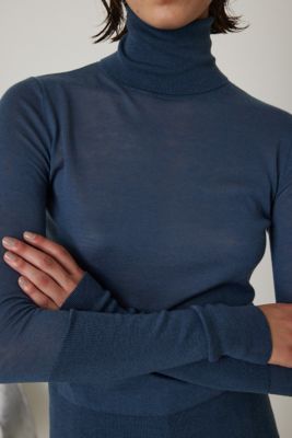 RIM.ARK (Women)/リムアーク High gauge fit knit(460HSL70-0040) アオ110 トップス【三越伊勢丹/公式】