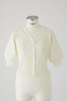 ＜RIM.ARK (Women)＞Ｒｉｂ　ｋｎｉｔ　ｄｏｌｍａｎ　ｔｏｐｓ（４６０ＨＳＬ７０－０２００）