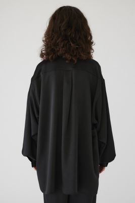 RIM.ARK（リムアーク） Satin oversized SH （BLK） Satin oversized SH（460HSS30