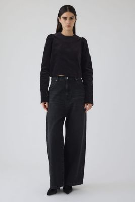 リムアーク　　Middle straight black denim Middle straight black denim