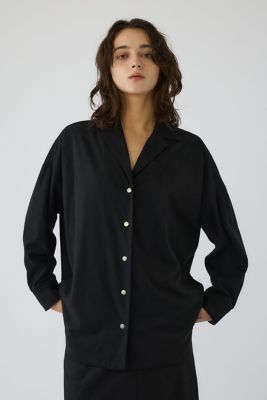 ＜RIM.ARK (Women)＞Ｏｐｅｎ　ｃｏｌｌａｒ　Ｆ／Ｓｕｅｄｅ　ｓｈｉｒｔ　ＪＫ（４６０ＩＡＬ３０－１０６１）