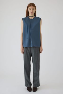 ◆超高級ウール2.4万★美シルエット　極美品◎EDIFICE　スラックス　S ウール混 レギュラーフィット 2ボタン2ピーススーツ 無地黒(AB4