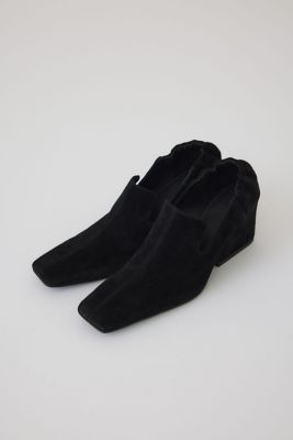 RIM.ARK(リムアーク) Thin line square heel Suede square toe heel（460IAL50