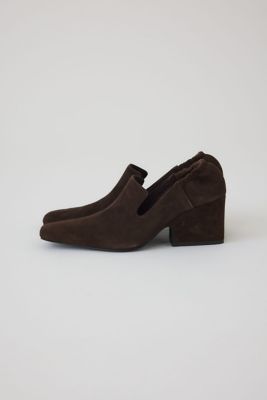 RIM.ARK(リムアーク) Thin line square heel Suede square toe heel（460IAL50