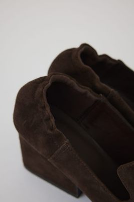 RIM.ARK(リムアーク) Thin line square heel Suede square toe heel（460IAL50