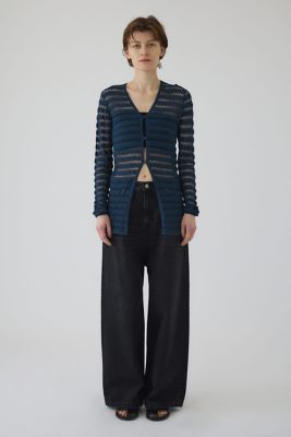 RIM.ARK (Women)/リムアーク Crochet open knit C/D(460IAL70-0381) アオ110 トップス【三越伊勢丹/公式】