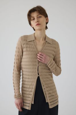 Ｃｒｏｃｈｅｔ　ｃｏｌｌａｒ　ｋｎｉｔ　ｔｏｐｓ（４６０ＩＡＬ７０－０６６１）