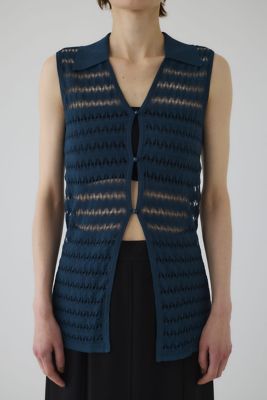 Ｃｒｏｃｈｅｔ　ｃｏｌｌａｒ　ｋｎｉｔ　ｔｏｐｓ（４６０ＩＡＬ７０－０６６１）