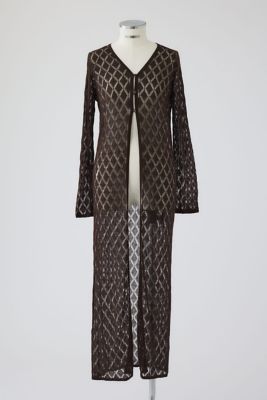 RIM.ARK (Women)/リムアーク Lace knit gown(460IAL70-1021) チャイロ060 トップス【三越伊勢丹/公式】