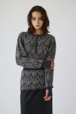 Waist switching knit tops（460IAL70