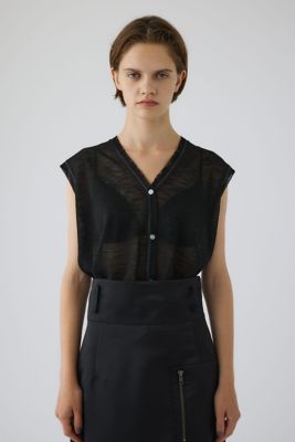 RIM.ARK (Women)/リムアーク Dry touch summer knit vest(460IAL70-1271) クロ020 トップス【三越伊勢丹/公式】