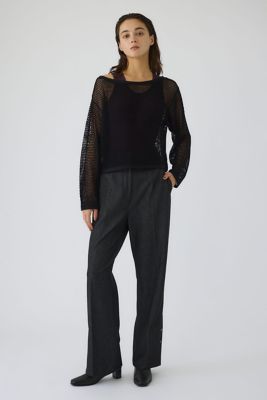 See through long sleeve tops