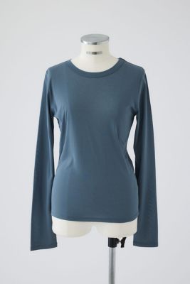 RIM.ARK (Women)/リムアーク High gauge cotton long T/SH(460IAL80-0361) スカイブルー111 トップス【三越伊勢丹/公式】