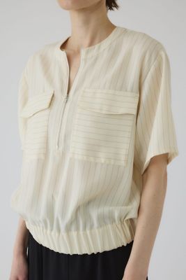 ＜RIM.ARK (Women)＞Ｚｉｐ　ｕｐ　ｂｏｘ　ｔｏｐｓ（４６０ＩＡＮ３０－０１４１）