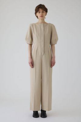 リムアーク　Vネック　オールインワン水着 ベージュ 36 未使用 Boat neck all in one（460IAN33－0031