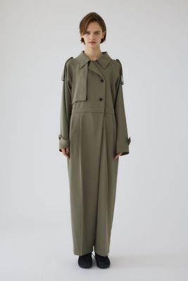 美品 entre amis 31 イタリア製 定価¥40,000程 Trench detail all in one
