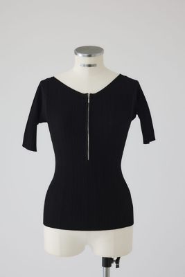 Ｒｉｂ　ｚｉｐｐｅｒ　ｋｎｉｔ　ｔｏｐｓ（４６０ＩＡＮ７０－０１５１）
