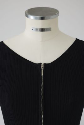 Ｒｉｂ　ｚｉｐｐｅｒ　ｋｎｉｔ　ｔｏｐｓ（４６０ＩＡＮ７０－０１５１）