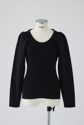RIM.ARK (Women)/リムアーク Decollete knit tops(460IAN70-0801) クロ020 トップス【三越伊勢丹/公式】