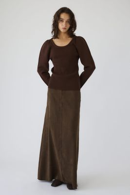 Decollete knit tops（460IAN70