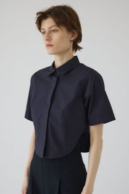 RIM.ARK (Women)/リムアーク Round hem short SH(460IAS30-0471) ネービーブルー140 トップス【三越伊勢丹/公式】