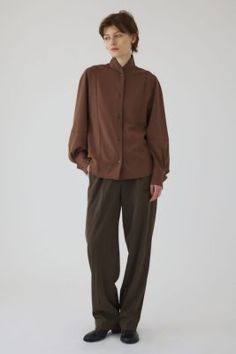美品】 リムアーク 長袖シャツ ブラウス 38 バンドカラー