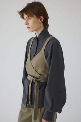 Ｓｔａｎｄ　ｃｏｌｌａｒ　ｖｏｌｕｍｅ　ｂｌｏｕｓｅ（４６０ＩＡＳ３０－０４８１）