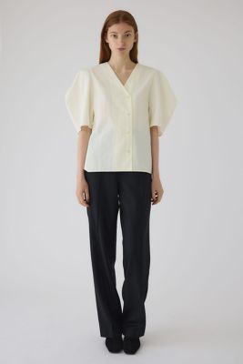 RIM.ARKリムアーク Volume sleeve SH 2way 比翼ボタン RIM.ARK（リムアーク）の「Volume sleeve SH（シャツ/ブラウス