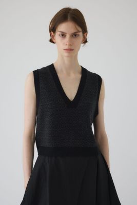 【ma＊さん専用】RIM.ARK Hollow out vest グレー RIM.ARK（リムアーク）の「Hollow out vest（ベスト）」 - WEAR