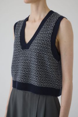 【ma＊さん専用】RIM.ARK Hollow out vest グレー RIM.ARK（リムアーク）の「Hollow out vest（ベスト）」 - WEAR