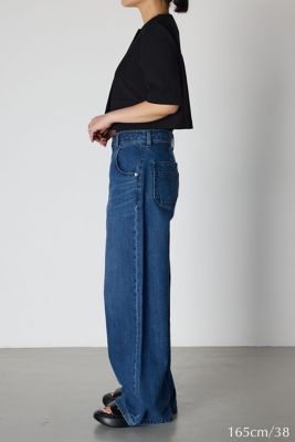 パンツ RIMARK Middle straight blue denim RIM.ARK(リムアーク)｜Middle straight blue denim/デニム/ブルー の