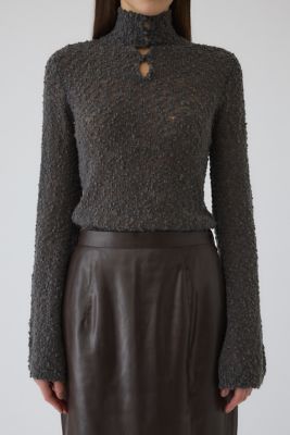 RIM.ARK (Women)/リムアーク Loop yarn 2way tops(460ISL70-0211) グレー160 トップス【三越伊勢丹/公式】