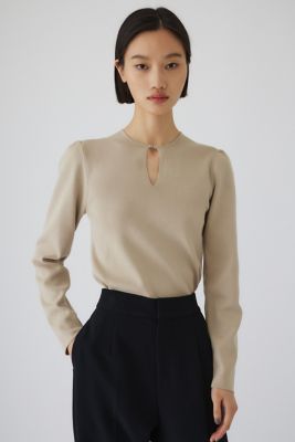 Ｈｏｏｋ　ｓｌｉｍ　ｋｎｉｔ　ｔｏｐｓ（４６０ＩＳＬ７０－０２５１）