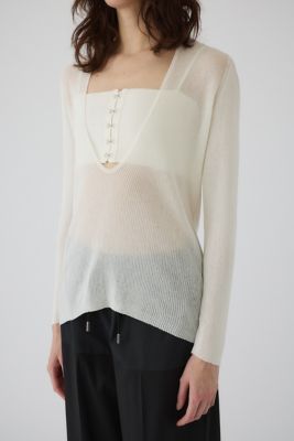 Bustier set rib knit（460ISL70－0801