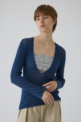 Ｂｕｓｔｉｅｒ　ｓｅｔ　ｒｉｂ　ｋｎｉｔ（４６０ＩＳＬ７０－０８０１）