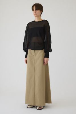 RIM.ARK (Women)/リムアーク Sheer dolman knit tops(460ISL70-0851) クロ020 トップス【三越伊勢丹/公式】