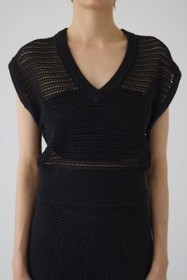 Ｓｕｍｍｅｒ　ｋｎｉｔ　ｖ　ｎｅｃｋ　ｔｏｐｓ（４６０ＩＳＬ７０－０９２１）
