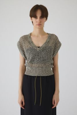 Ｓｕｍｍｅｒ　ｋｎｉｔ　ｖ　ｎｅｃｋ　ｔｏｐｓ（４６０ＩＳＬ７０－０９２１）