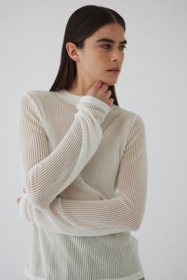 RIM.ARK (Women)/リムアーク Surface feel L/S tops(460ISN70-1131)