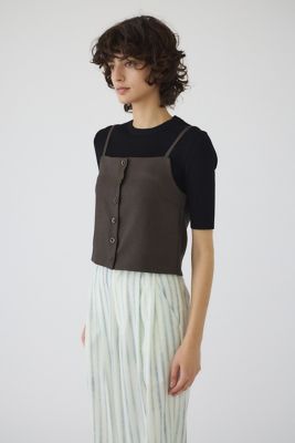 ＜RIM.ARK (Women)＞Ｔｗｅｅｄ　ｃａｍｉ　ｔｏｐｓ（４６０ＩＳＳ３０－１５２１）